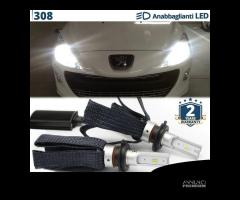 KIT FARI LED CANBUS Peugeot 308 H7 6500K 8000LM