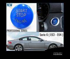 BMW SERIE 6 E63 E64 TASTO Start BLU ACCENSIONE