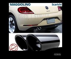 TERMINALI di Scarico VW Maggiolino Acciaio Nero