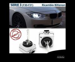 2 Lampadine BIXENON D1S BMW SERIE 3 F30 F31 6000K