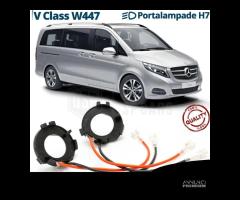 ADATTATORI KIT LED H7 per Mercedes CLASSE V W447