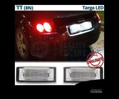 Luci Targa LED Audi TT 8N Placchette CANbus 6500k