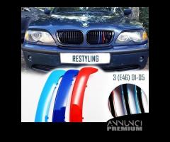 Fasce COVER calandra ABS PER Bmw Serie 3 E46 01-05