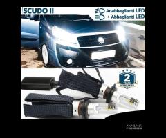 KIT Lampadine LED H4 per FIAT SCUDO 2 Luce BIANCA