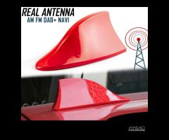 Antenna PINNA SQUALO ROSSA AUDI A3 VERA RICEZIONE