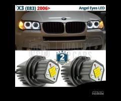 ANGEL EYES Bmw X3 E83 Luci Posizione LED Bianche