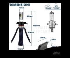 Kit Full LED H4 CANbus ANABBAGLIANTI + ABBAGLIANTI - 9