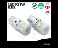 Lampadine LED P21W BA15S CANbus Luce Bianca Potent