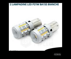 Lampadine LED P21W BA15S CANbus Luce Bianca Potent