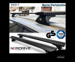 Barre Portatutto per EVO 7 in Alluminio Nero