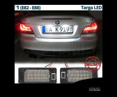 PLACCHETTE Luci TARGA LED per Bmw Serie 1 E82 E88