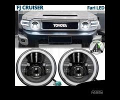 FARI LED Angel per TOYOTA FJ CRUISER Luce Bianca