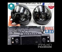 Coppia Fari LED 7\" Land Rover DEFENDER H4 6500K