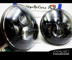 Coppia Fari LED 7\" Land Rover DEFENDER H4 6500K