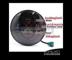 Coppia Fari LED 7\" Land Rover DEFENDER H4 6500K - 6