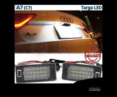 Placchette LUCI TARGA LED per Audi A7 C7 CANBUS