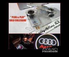 PROIETTORI LUCI LOGO LED per AUDI Q7 SOTTOPORTA