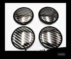 TAPPI COPRIMOZZO per Volkswagen 63MM in CARBONIO - 6