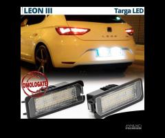 Placche Luci Targa LED per Seat Leon 3 (5F) CANbus