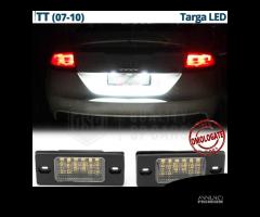 2 Placche Luci TARGA Full Led per AUDI TT 07>10