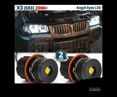 ANGEL EYES LED PER X3 E83 2006-2010 CON Fari Xenon