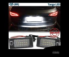 Placchette Luci Targa LED AUDI Q5 8R CANbus 6500K