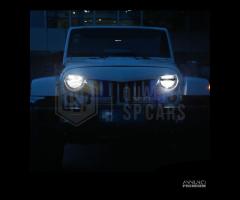 Coppia FARI LED JEEP WRANGLER JK Bianco Ghiaccio