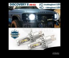 LAMPADINE LED H4 Per Fari DISCOVERY 2 98-02 6500K