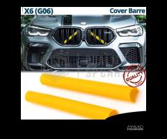 COVER Tubo Radiatore per Bmw X6 G06 Barre GIALLE