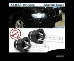 Lampadine Ricambio XENON D2S 6000k per BMW X5 E53