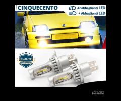 Kit LED H4 Per FIAT CINQUECENTO ANABBAGLANTI +ABBA