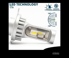 Kit LED H4 Per FIAT CINQUECENTO ANABBAGLANTI +ABBA