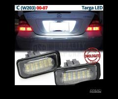 Luci Targa FULL LED MERCEDES Classe C W203 CANBUS