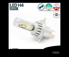 Lampada LED H4 Luce Potente Bianco 6500K 4000LM