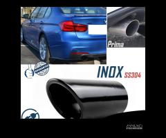 TERMINALE di Scarico Nero BMW Serie 3 F30 Finalino