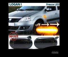 Frecce LED DINAMICHE per Dacia LOGAN 1 Nere CANbus