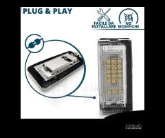 Placche Luci Targa Full Led per Bmw 3 E46 Canbus