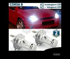 Kit Lampadine LED H4 Per fari OPEL CORSA B 6500K