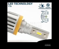 LAMPADE LED H8 FARI FENDINEBBIA Bianco Ghiaccio - 8