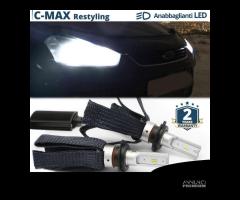 KIT Luci LED H7 PER FORD C-MAX 07-10 CANBUS 6500K