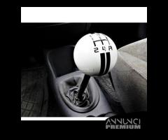 POMELLO Universale Leva Cambio BIANCO Auto 5 Marce - 8