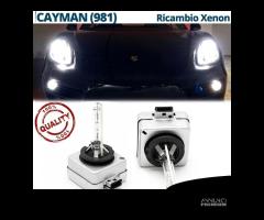 Lampadine BIXENON D3S 6000K per PORSCHE CAYMAN 981