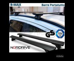 Barre Portatutto per Ford B-Max in Alluminio Nero