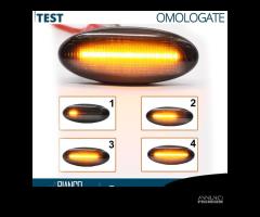 2 Frecce LED Dinamiche per Nissan Qashqai J10 Nere