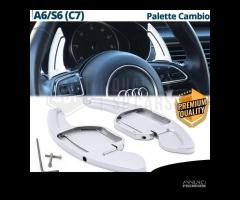 PALETTE Cambio per Audi A6 S6 RS6 C7 Paddle Silver