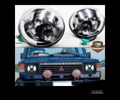 FARI LED Per MITSUBISHI PAJERO 1 6500K Angel Eyes