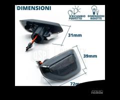 Frecce LED Dinamiche DACIA SANDERO 2 NERE CANbus - 8