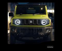 FARI LED Per SUZUKI JIMNY 4 Angel Eyes OMOLOGATI