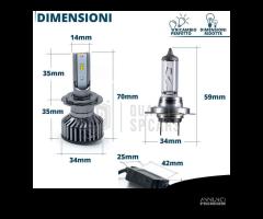 Kit Full LED H7 CANbus Luce Bianca POTENTE 6000K - 6