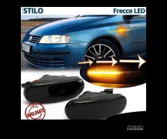 Frecce LED Dinamiche Laterali per Fiat STILO Nere